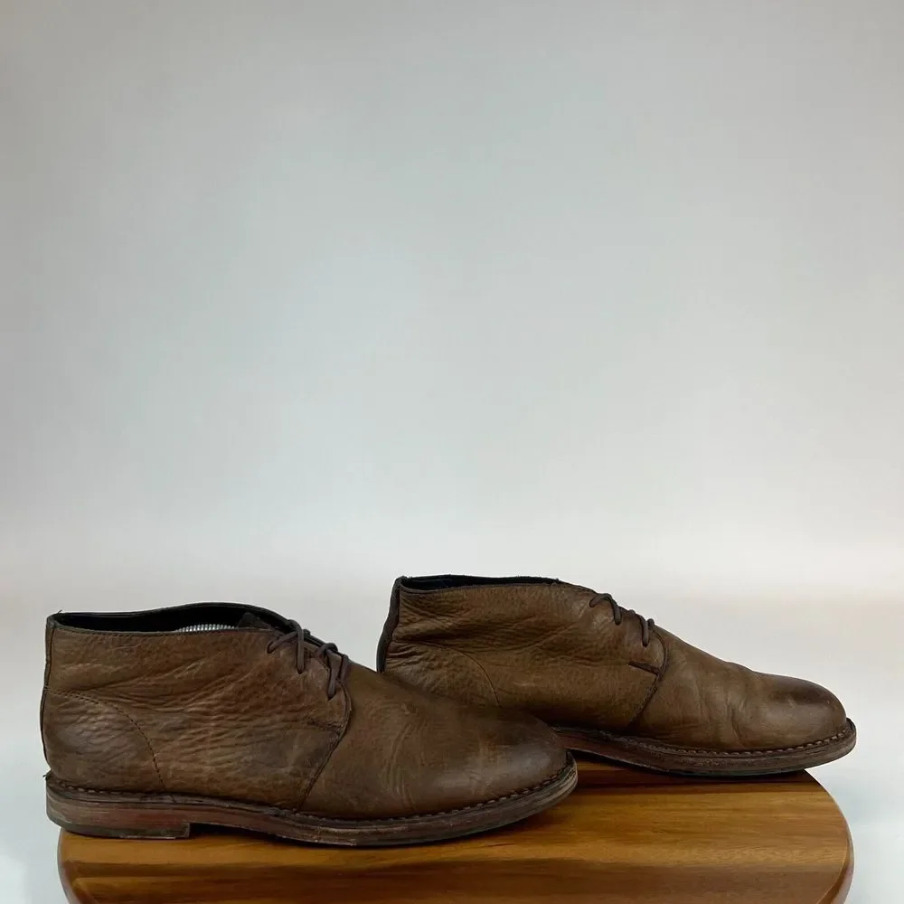Mens Cole Haan Glenn Brown Leather Dress Chukka Ankle Boots Size‎ 10 M GUC